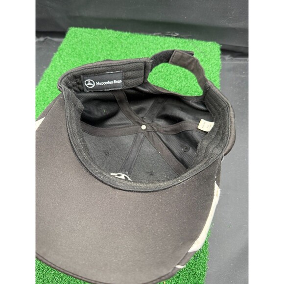 MERCEDES BENZ Hat Cap Strapback Black Performance Adjustable - Picture 3 of 6